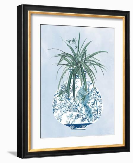 Moonlight Vase III-Melissa Wang-Framed Art Print