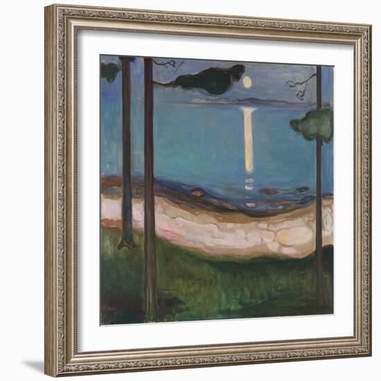 Moonlight-Edvard Munch-Framed Giclee Print