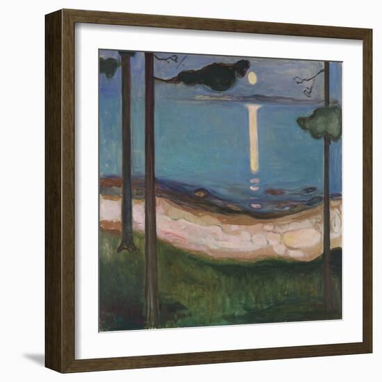 Moonlight-Edvard Munch-Framed Giclee Print
