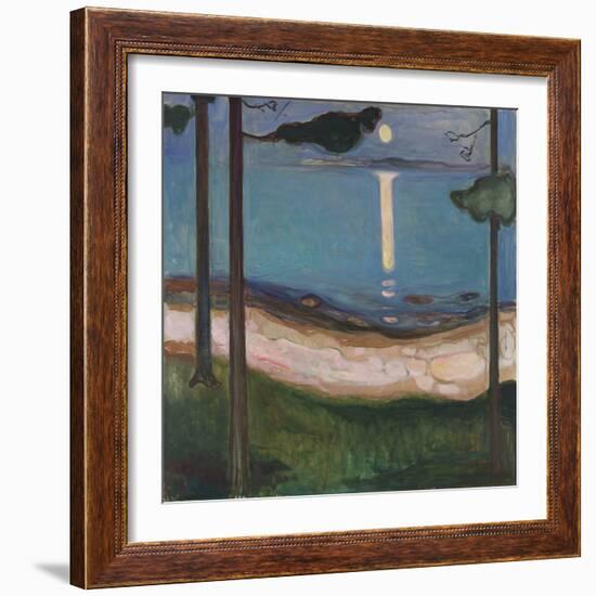 Moonlight-Edvard Munch-Framed Giclee Print