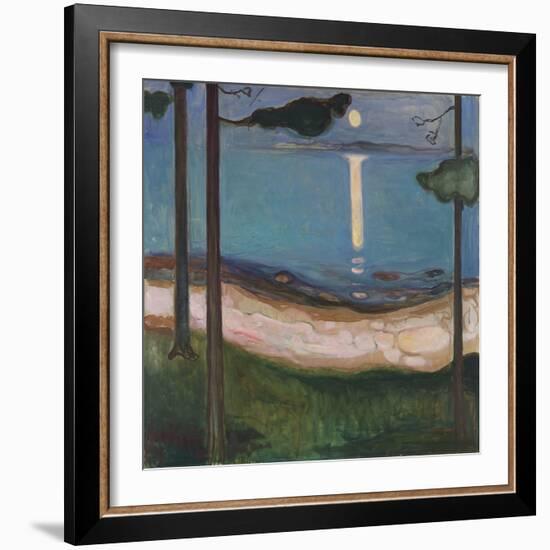 Moonlight-Edvard Munch-Framed Giclee Print