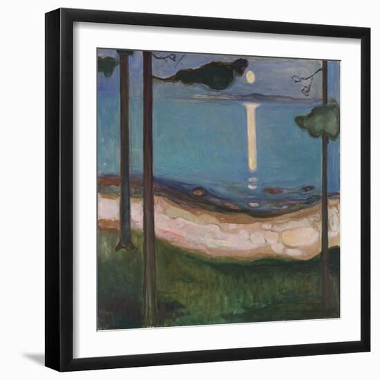 Moonlight-Edvard Munch-Framed Giclee Print