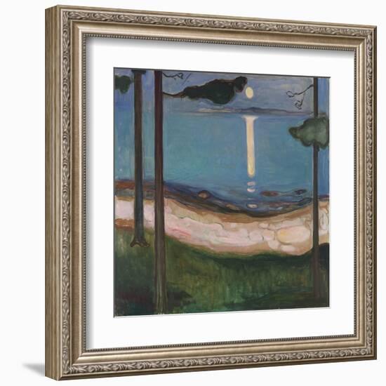 Moonlight-Edvard Munch-Framed Giclee Print