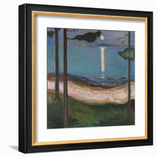 Moonlight-Edvard Munch-Framed Giclee Print