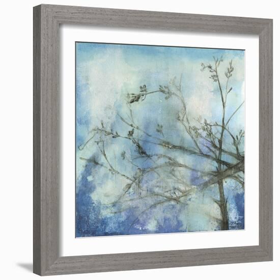 Moonlit Branches II-Jennifer Goldberger-Framed Art Print