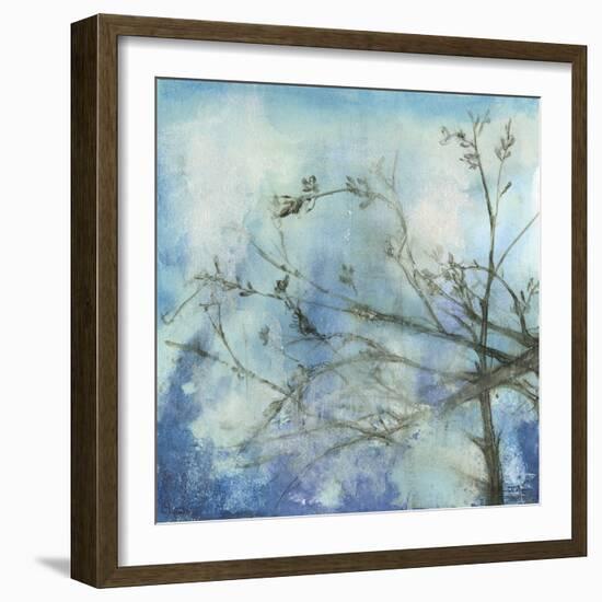 Moonlit Branches II-Jennifer Goldberger-Framed Art Print