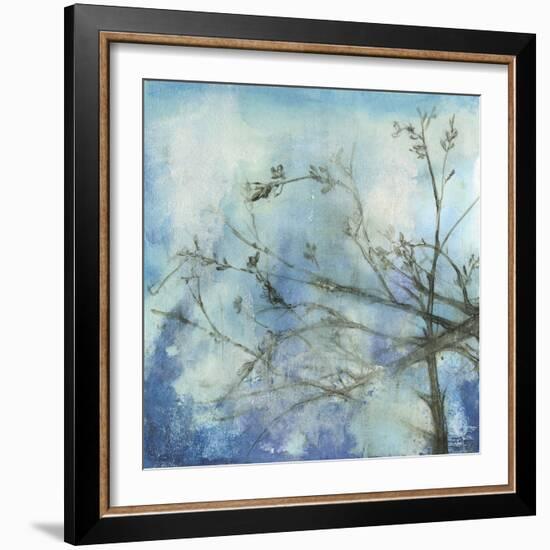 Moonlit Branches II-Jennifer Goldberger-Framed Art Print