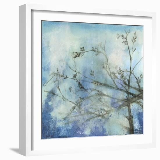 Moonlit Branches II-Jennifer Goldberger-Framed Art Print