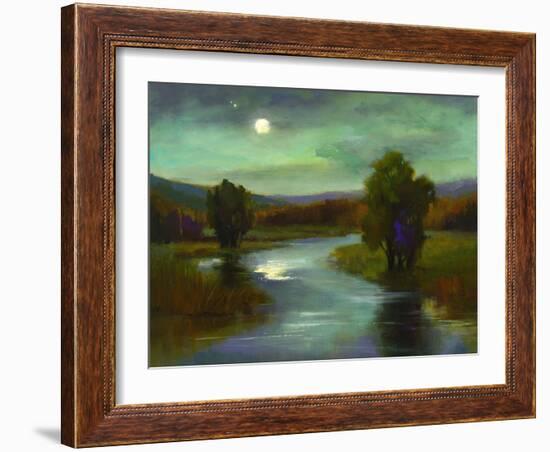 Moonlit Glow II-Sheila Finch-Framed Art Print