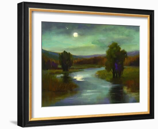 Moonlit Glow II-Sheila Finch-Framed Art Print