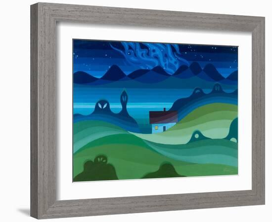 Moonlit Landscape, 1997-Emil Parrag-Framed Giclee Print