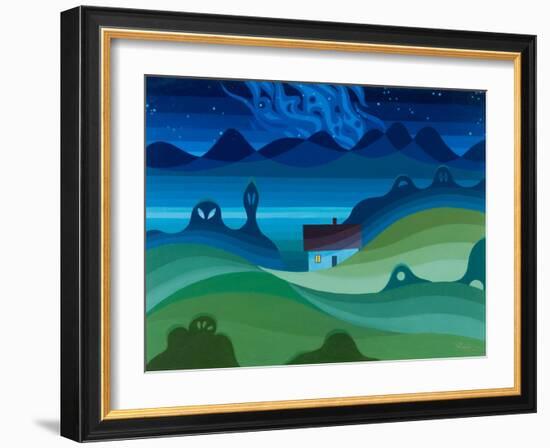 Moonlit Landscape, 1997-Emil Parrag-Framed Giclee Print