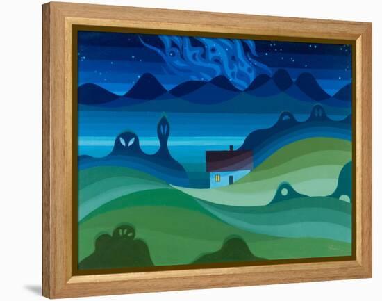 Moonlit Landscape, 1997-Emil Parrag-Framed Premier Image Canvas