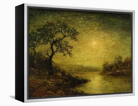 Moonlit Landscape-Franz Arthur Bischoff-Framed Premier Image Canvas