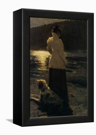 Moonlit Night, 1896-Ilya Yefimovich Repin-Framed Premier Image Canvas