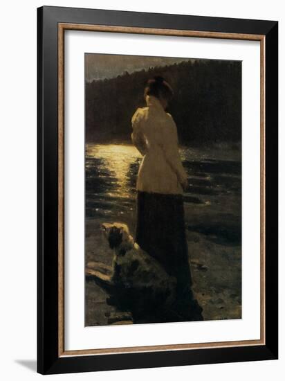 Moonlit Night, 1896-Ilya Yefimovich Repin-Framed Giclee Print