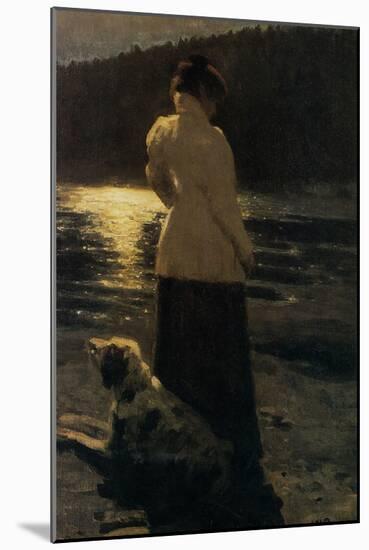 Moonlit Night, 1896-Ilya Yefimovich Repin-Mounted Giclee Print