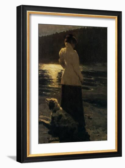 Moonlit Night, 1896-Ilya Yefimovich Repin-Framed Giclee Print