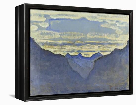 Moonlit Night-Ferdinand Hodler-Framed Premier Image Canvas