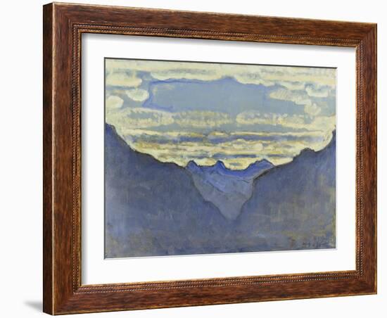 Moonlit Night-Ferdinand Hodler-Framed Giclee Print