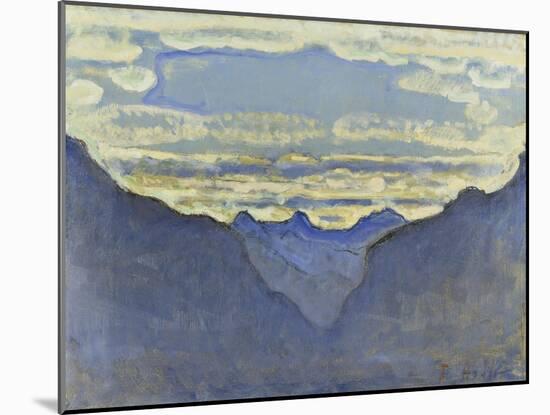 Moonlit Night-Ferdinand Hodler-Mounted Giclee Print