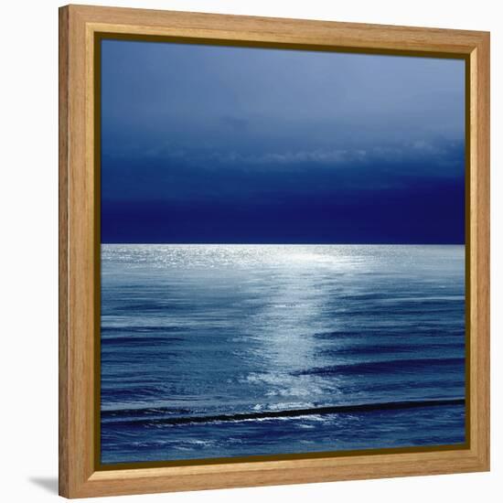 Moonlit Ocean Blue II-Maggie Olsen-Framed Stretched Canvas