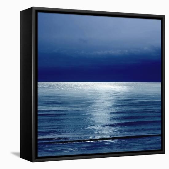 Moonlit Ocean Blue II-Maggie Olsen-Framed Stretched Canvas