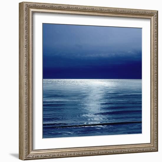 Moonlit Ocean Blue II-Maggie Olsen-Framed Art Print