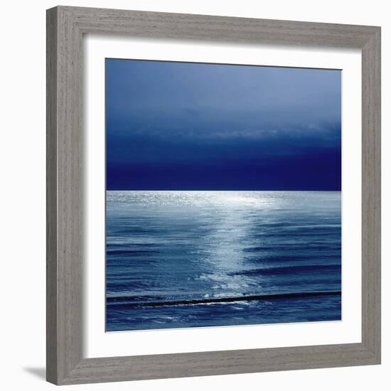 Moonlit Ocean Blue II-Maggie Olsen-Framed Art Print