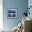 Moonlit Ocean Blue II-Maggie Olsen-Framed Art Print displayed on a wall