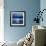 Moonlit Ocean Blue II-Maggie Olsen-Framed Art Print displayed on a wall