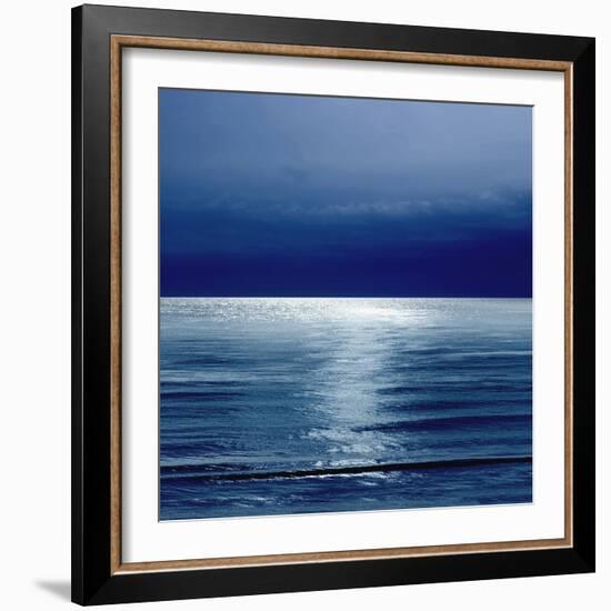 Moonlit Ocean Blue II-Maggie Olsen-Framed Art Print