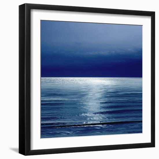 Moonlit Ocean Blue II-Maggie Olsen-Framed Art Print