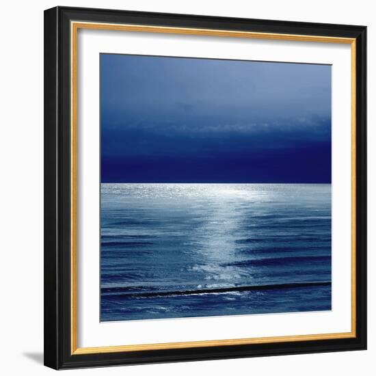 Moonlit Ocean Blue II-Maggie Olsen-Framed Art Print