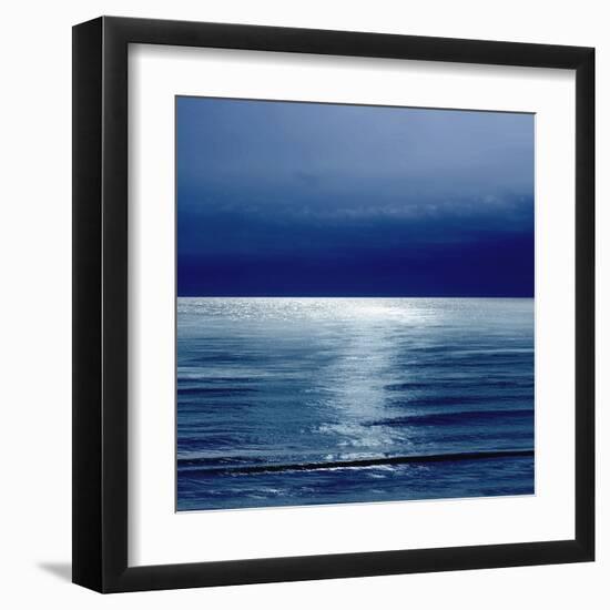 Moonlit Ocean Blue II-Maggie Olsen-Framed Art Print