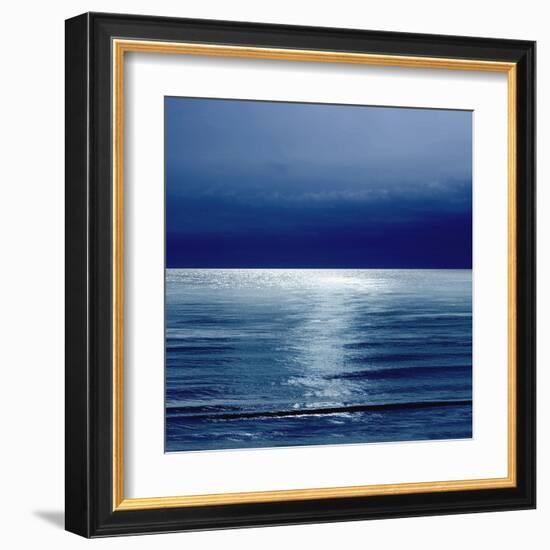 Moonlit Ocean Blue II-Maggie Olsen-Framed Art Print