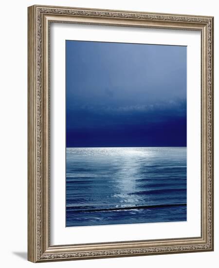 Moonlit Ocean Blue III-Maggie Olsen-Framed Art Print