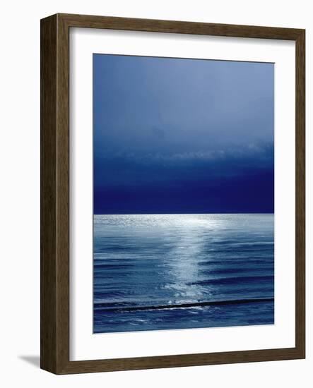 Moonlit Ocean Blue III-Maggie Olsen-Framed Art Print