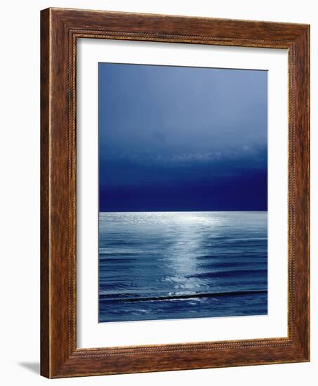 Moonlit Ocean Blue III-Maggie Olsen-Framed Art Print