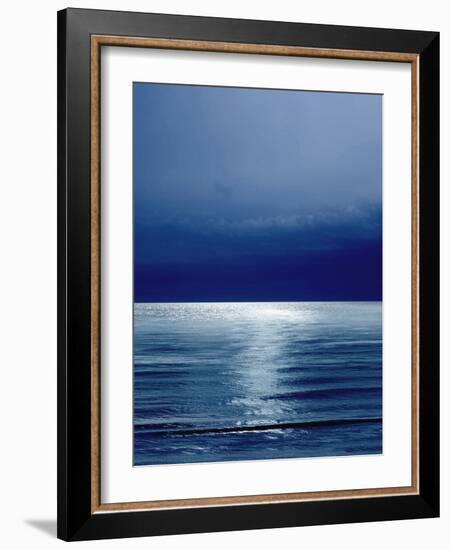 Moonlit Ocean Blue III-Maggie Olsen-Framed Art Print