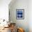 Moonlit Ocean Blue III-Maggie Olsen-Framed Art Print displayed on a wall