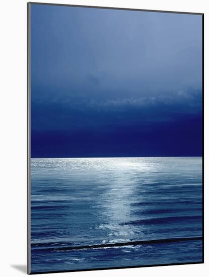 Moonlit Ocean Blue III-Maggie Olsen-Mounted Art Print