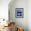 Moonlit Ocean Blue III-Maggie Olsen-Framed Art Print displayed on a wall