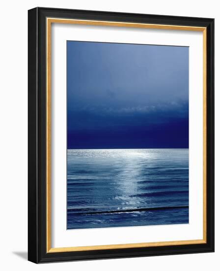 Moonlit Ocean Blue III-Maggie Olsen-Framed Art Print