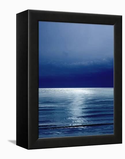 Moonlit Ocean Blue III-Maggie Olsen-Framed Stretched Canvas