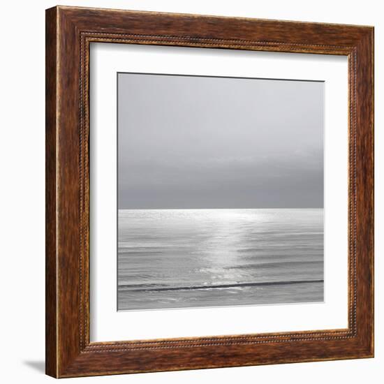 Moonlit Ocean Gray II-Maggie Olsen-Framed Art Print