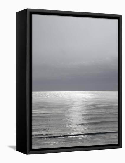 Moonlit Ocean Gray III-Maggie Olsen-Framed Stretched Canvas