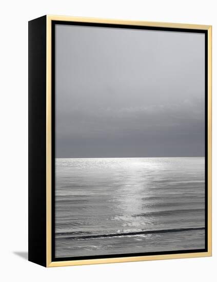 Moonlit Ocean Gray III-Maggie Olsen-Framed Stretched Canvas