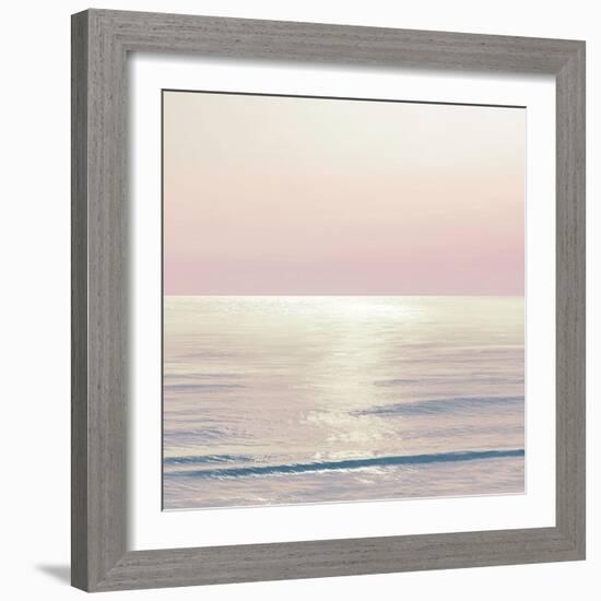 Moonlit Ocean Pink Blush II-Maggie Olsen-Framed Art Print