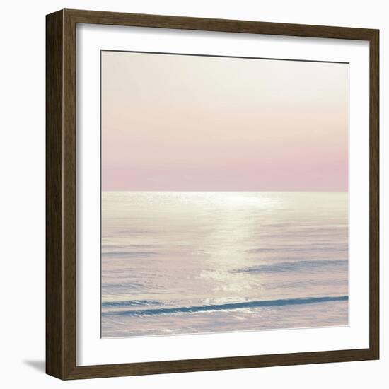 Moonlit Ocean Pink Blush II-Maggie Olsen-Framed Art Print